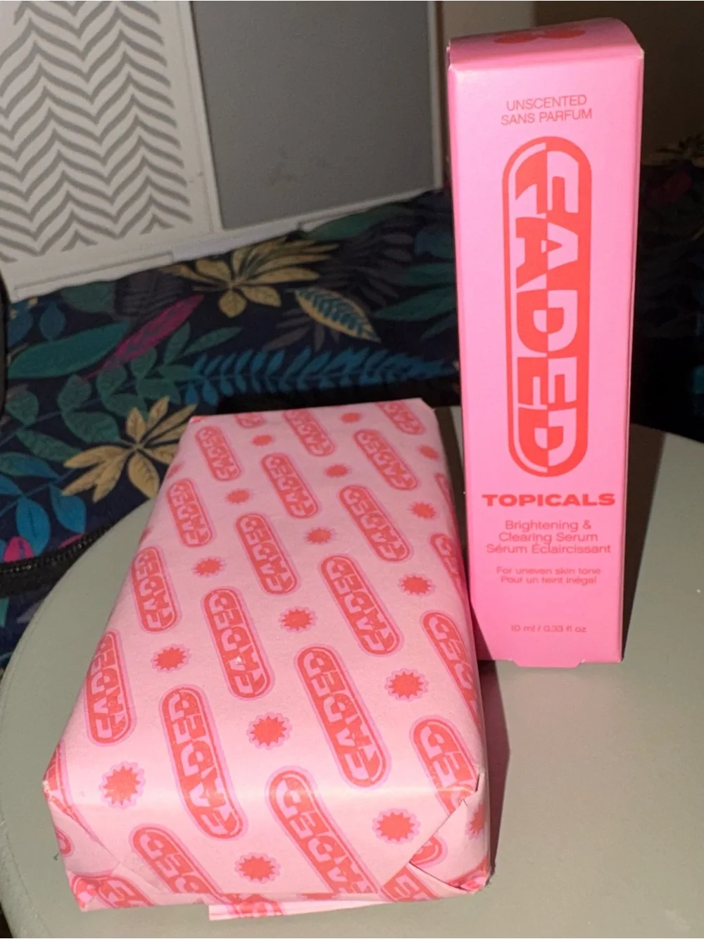 Topicals FADED Brightening & Clearing Serum and bar soup